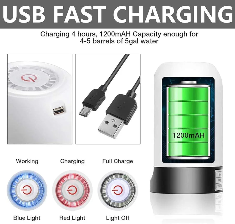 Automatic Wireless Water Bottle Dispenser Pump