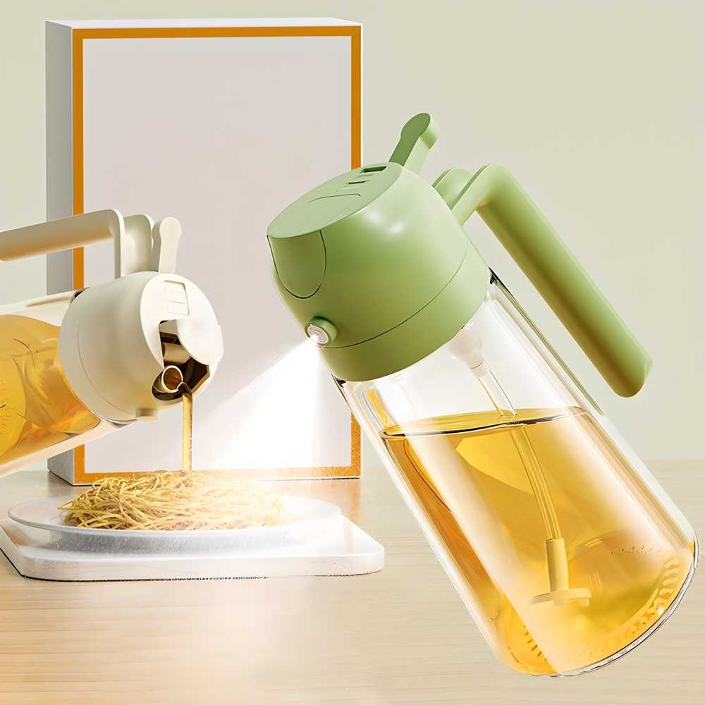 Oil Sprayer and Dispenser Bottle