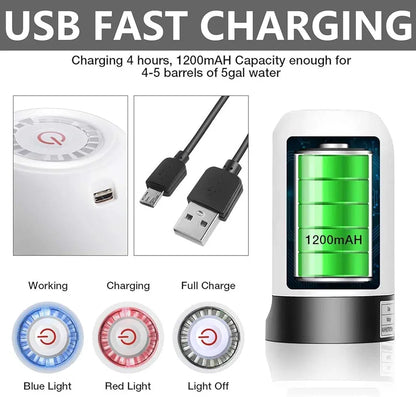 Automatic Wireless Water Bottle Dispenser Pump